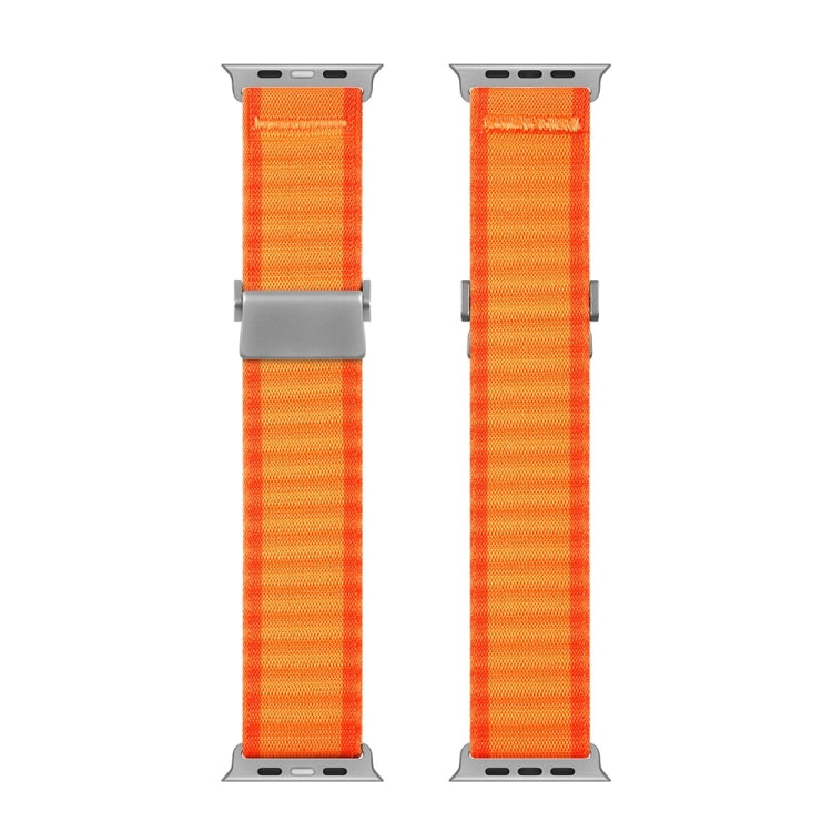 For Apple Watch Series 6 44mm DUX DUCIS YC Series Ocean Nylon Watch Band(Orange) - Watch Bands by DUX DUCIS | Online Shopping South Africa | PMC Jewellery | Buy Now Pay Later Mobicred