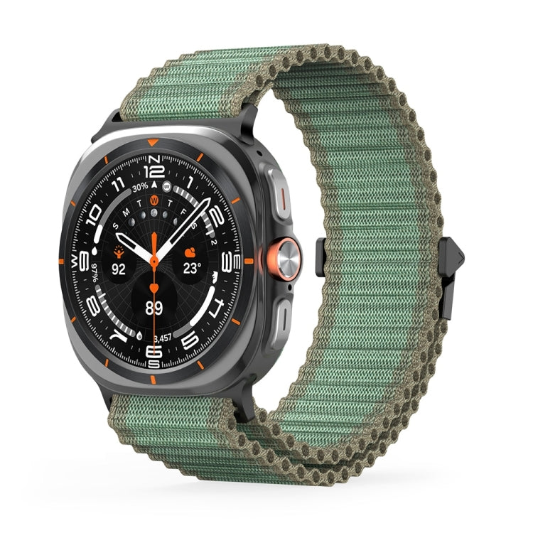 For Samsung Galaxy Watch Ultra 47mm DUX DUCIS YC Series Ocean Nylon Watch Band(Green) - Watch Bands by DUX DUCIS | Online Shopping South Africa | PMC Jewellery | Buy Now Pay Later Mobicred