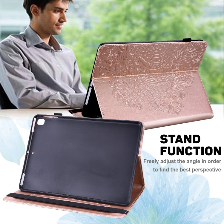 For Honor Pad X9 Peacock Embossed Pattern Leather Tablet Case(Rose Gold) - Honor by PMC TechLife | Online Shopping South Africa | PMC TechLife | Buy Now Pay Later Mobicred