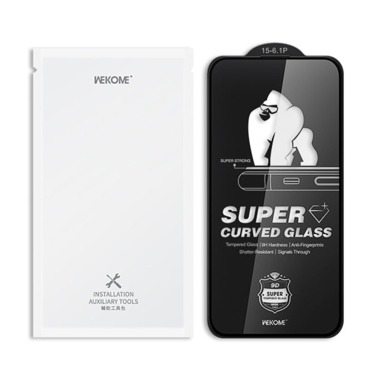 For iPhone 16 Pro Max WK WTP-092 King Kong 6D Curved 28 Degree Privacy Tempered Glass Film - iPhone 16 Pro Max Tempered Glass by WK | Online Shopping South Africa | PMC Jewellery | Buy Now Pay Later Mobicred