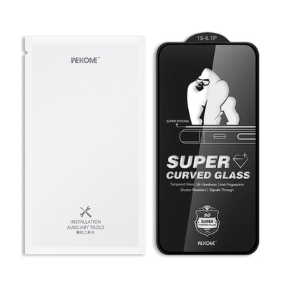 For iPhone 16 Plus / 15 Plus WK WTP-094 King Kong 6D Curved Frosted Tempered Glass Film - iPhone 16 Plus Cases by WK | Online Shopping South Africa | PMC Jewellery | Buy Now Pay Later Mobicred