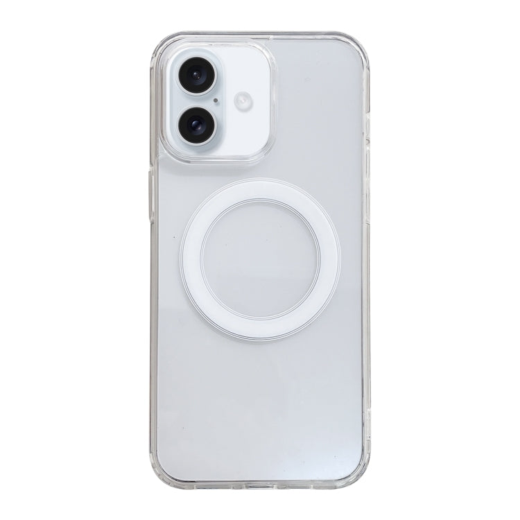 For iPhone 16 Plus Clear Acrylic TPU MagSafe Phone Case(Transparent) - free shipping - PMC Jewellery - Order now!