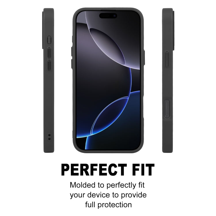 For iPhone 16 Pro GEBEI Skin Feel MagSafe Magnetic Phone Case(Black) -  by GEBEI | Online Shopping South Africa | PMC Jewellery | Buy Now Pay Later Mobicred