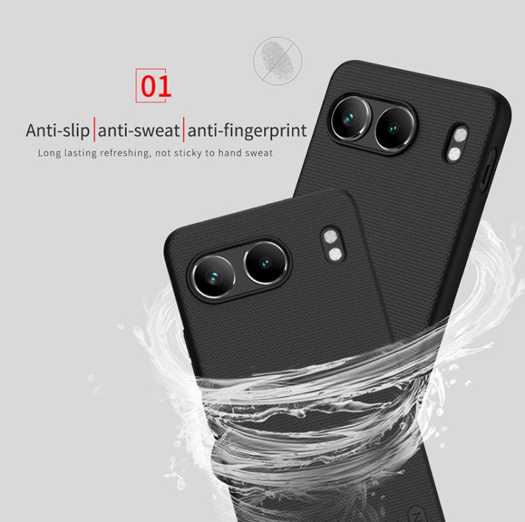 For OnePlus Nord 4 5G NILLKIN Frosted PC Phone Case(Black) - OnePlus Cases by NILLKIN | Online Shopping South Africa | PMC Jewellery | Buy Now Pay Later Mobicred