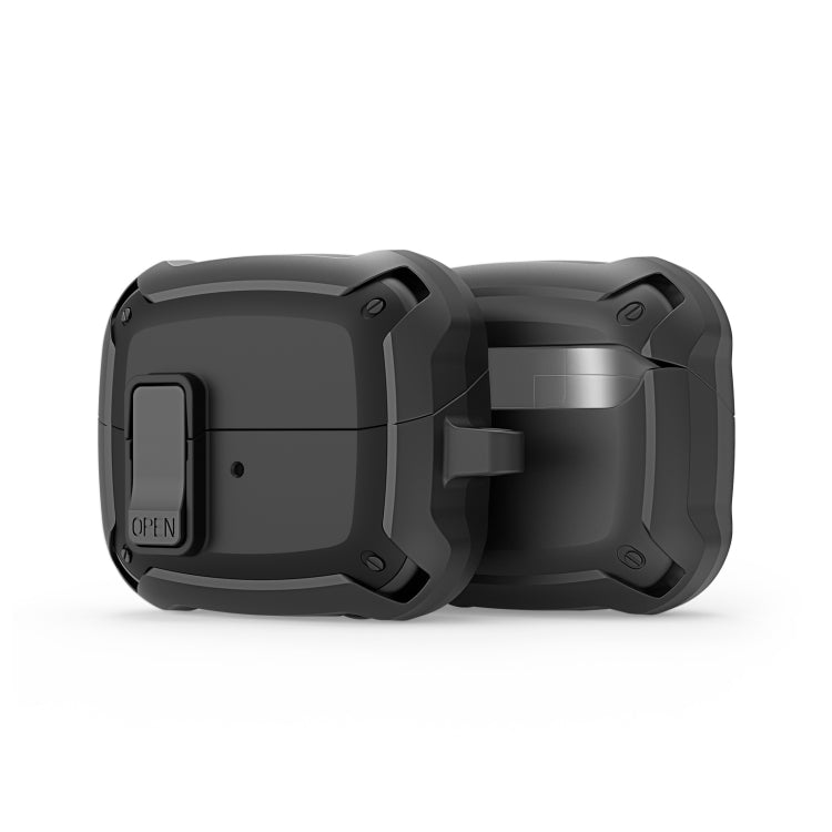 For Samsung Galaxy Buds3 / 3 Pro DUX DUCIS SECH Series Earbuds Box Protective Case(Black) - Samsung Earphone Case by DUX DUCIS | Online Shopping South Africa | PMC Jewellery | Buy Now Pay Later Mobicred