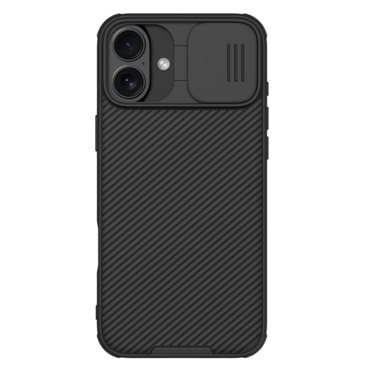 For iPhone 16 NILLKIN CamShield Pro Magnetic PC Phone Case(Black) - iPhone 16 Cases by NILLKIN | Online Shopping South Africa | PMC Jewellery | Buy Now Pay Later Mobicred