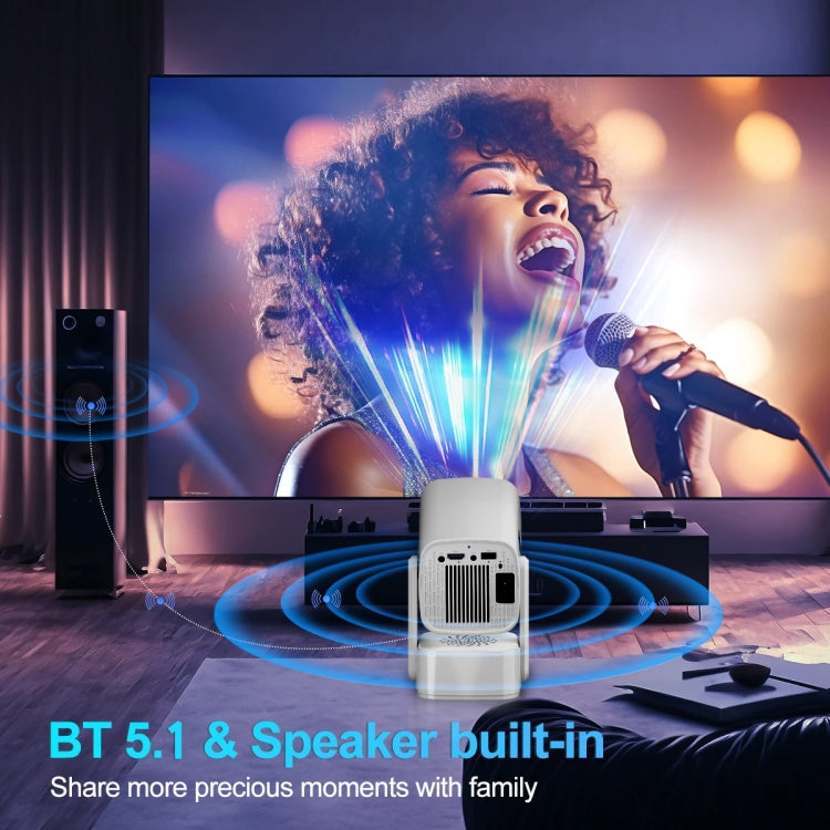 Y7S 720P Android 11 OS Portable Home WiFi Projector with Speaker, CPU:RK3326(AU Plug) - Mini Projector by PMC Jewellery | Online Shopping South Africa | PMC Jewellery | Buy Now Pay Later Mobicred