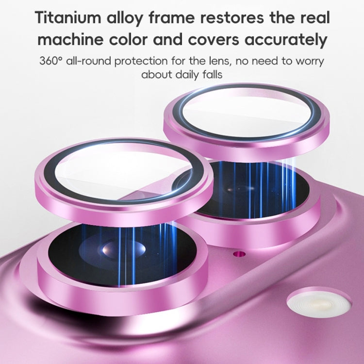 For iPhone 16 / 16 Plus ZGA AR Eagle Eye Phone Lens Film(Pink) - iPhone 16 Plus Tempered Glass by ZGA | Online Shopping South Africa | PMC Jewellery | Buy Now Pay Later Mobicred