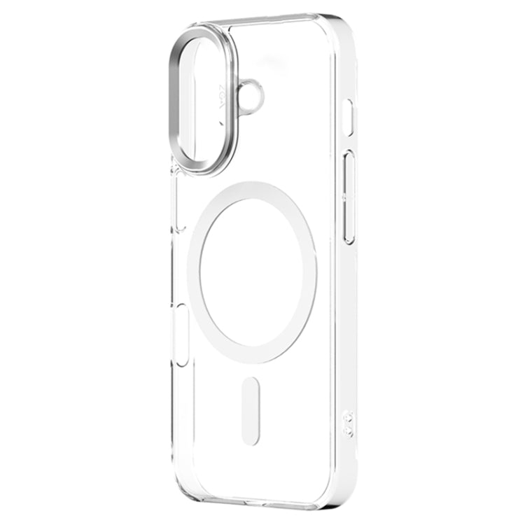 For iPhone 16 Plus ZGA Magsafe Clear PC Tempered Glass Phone Case(Transparent) - iPhone 16 Plus Cases by ZGA | Online Shopping South Africa | PMC Jewellery | Buy Now Pay Later Mobicred