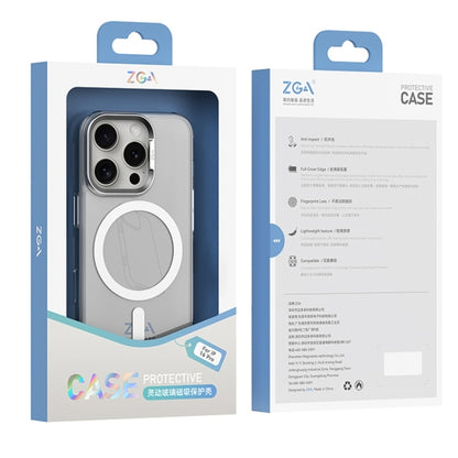 For iPhone 16 Pro ZGA Magsafe Clear PC Tempered Glass Phone Case(Transparent) - iPhone 16 Pro Cases by ZGA | Online Shopping South Africa | PMC Jewellery | Buy Now Pay Later Mobicred