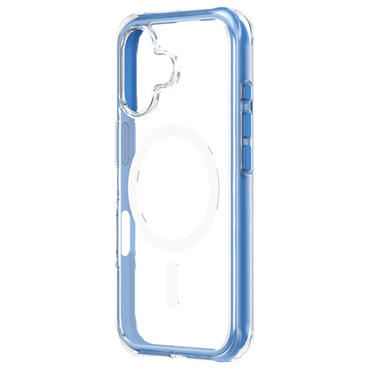 For iPhone 16 ZGA Colorful Airbag Magsafe PC Hybrid TPU Phone Case(Blue) - iPhone 16 Cases by ZGA | Online Shopping South Africa | PMC Jewellery | Buy Now Pay Later Mobicred