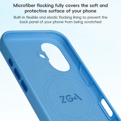 For iPhone 16 Pro Max ZGA Colorful Liquid Silicone Magsafe Phone Case(Grey) - iPhone 16 Pro Max Cases by ZGA | Online Shopping South Africa | PMC Jewellery | Buy Now Pay Later Mobicred