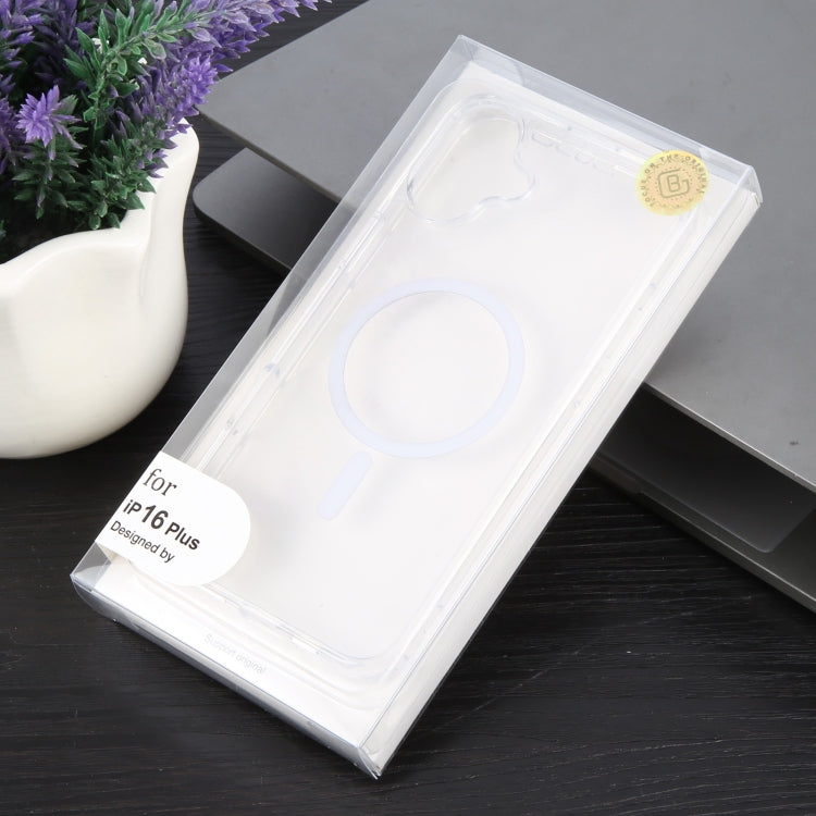 For iPhone 16 Plus GEBEI MagSafe Magnetic Transparent Phone Case - iPhone 16 Plus Cases by GEBEI | Online Shopping South Africa | PMC Jewellery | Buy Now Pay Later Mobicred