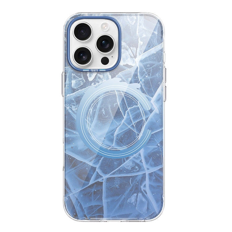 For iPhone 16 Pro TGVIS Grace Series MagSafe Magnetic Phone Case(Glacier) - iPhone 16 Pro Cases by TGVIS | Online Shopping South Africa | PMC Jewellery | Buy Now Pay Later Mobicred