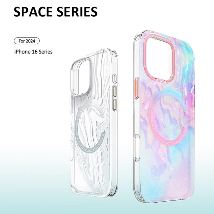 For iPhone 16 Pro TGVIS Grace Series MagSafe Magnetic Phone Case(Glacier) - iPhone 16 Pro Cases by TGVIS | Online Shopping South Africa | PMC Jewellery | Buy Now Pay Later Mobicred