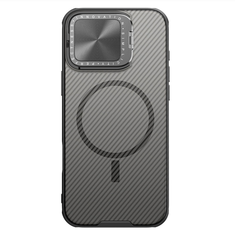 For iPhone 16 Pro Max NILLKIN CamShield Prop MagSafe Magnetic Translucent PC Phone Case(Black) - free shipping - PMC Jewellery - Order now!