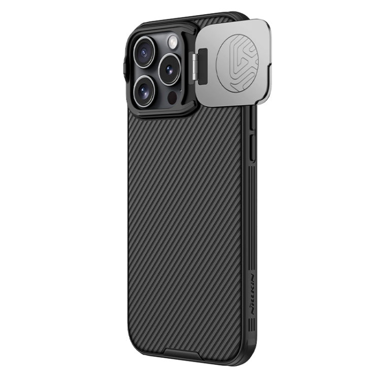 For iPhone 16 Pro NILLKIN Black Mirror Prop CD Texture Mirror Phone Case(Black) - free shipping - PMC Jewellery - Order now!