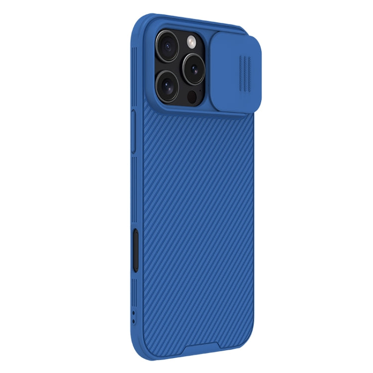 For iPhone 16 Pro Max NILLKIN CamShield Pro PC Phone Case(Blue) - free shipping - PMC Jewellery - Order now!