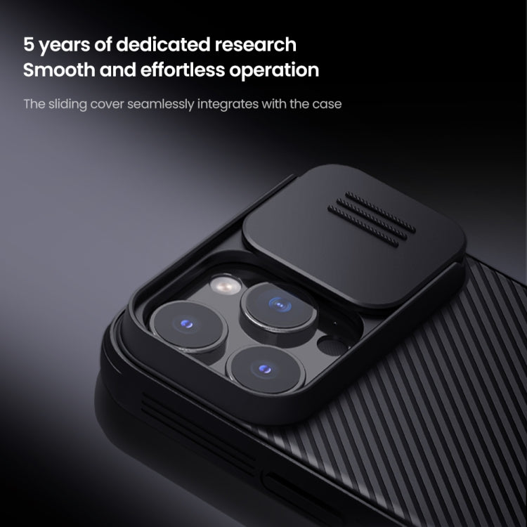 For iPhone 16 Pro Max NILLKIN CamShield Pro PC Phone Case(Blue) - free shipping - PMC Jewellery - Order now!