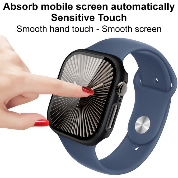 For Apple Watch Series 10 42mm imak Integrated Watch Case with Film(Green) - free shipping - PMc TechLife - Order now!