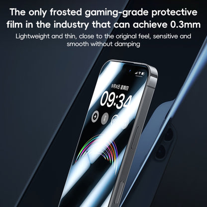 For iPhone 16 Benks Ice Sense Gaming Frosted Tempered Glass Film - iPhone 16 Tempered Glass by Benks | Online Shopping South Africa | PMC Jewellery | Buy Now Pay Later Mobicred