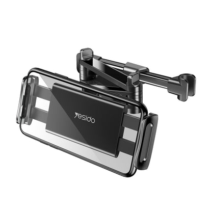 Yesido C117 Car Headrest Backseat Phone & Tablet Holder(Black) - Car Holders by Yesido | Online Shopping South Africa | PMC Jewellery | Buy Now Pay Later Mobicred