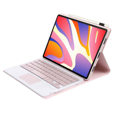 For Huawei MatePad SE 11 2024 AH21-A Ultra-thin Detachable Bluetooth Keyboard Leather Tablet Case with Touchpad(Pink White) - Others Keyboard by PMC Jewellery | Online Shopping South Africa | PMC Jewellery | Buy Now Pay Later Mobicred