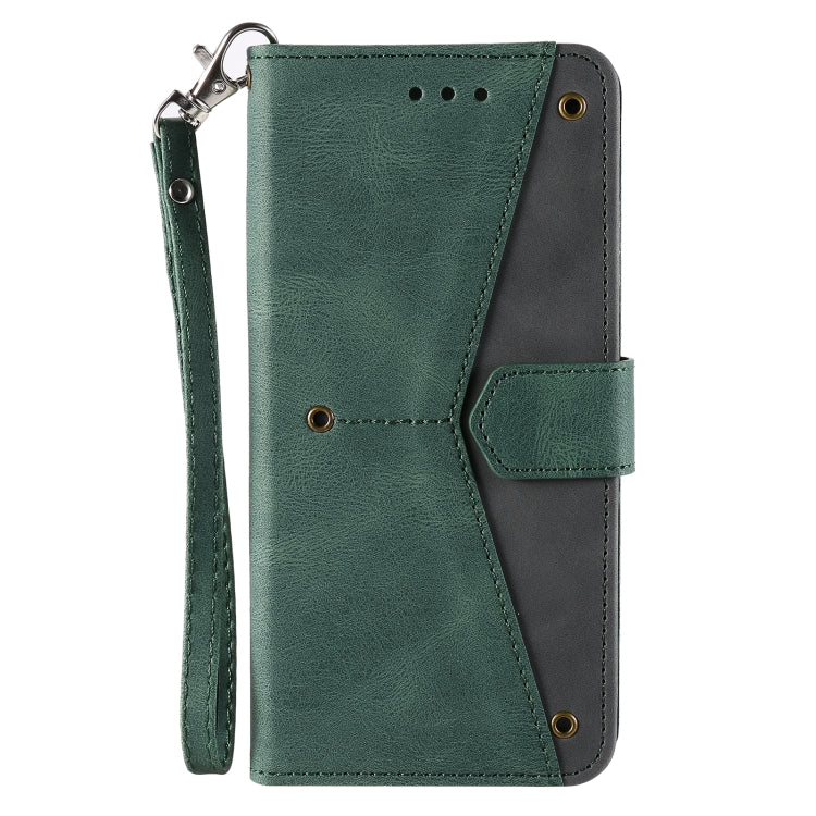 For Samsung Galaxy S25 Ultra 5G Nail Skin Feel Stitching Calf Texture Leather Phone Case(Green) - Galaxy S25 Ultra 5G Cases by PMC Jewellery | Online Shopping South Africa | PMC Jewellery | Buy Now Pay Later Mobicred