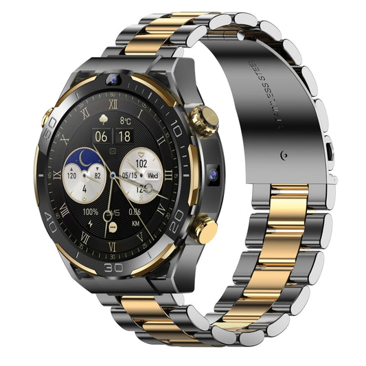 T7 1.508 inch 4G LTE Android 10 Smart Watch, 6GB+128GB, MTK6762 Octa Core, Support Heart Rate / Blood Oxygen(Gold) - Smart Watches by PMC Jewellery | Online Shopping South Africa | PMC Jewellery | Buy Now Pay Later Mobicred