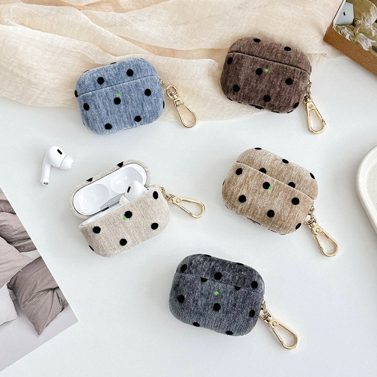 For AirPods Pro Velvet Cloth + PC Headset Shockproof Case(White) - free shipping - PMC Jewellery - Order now!