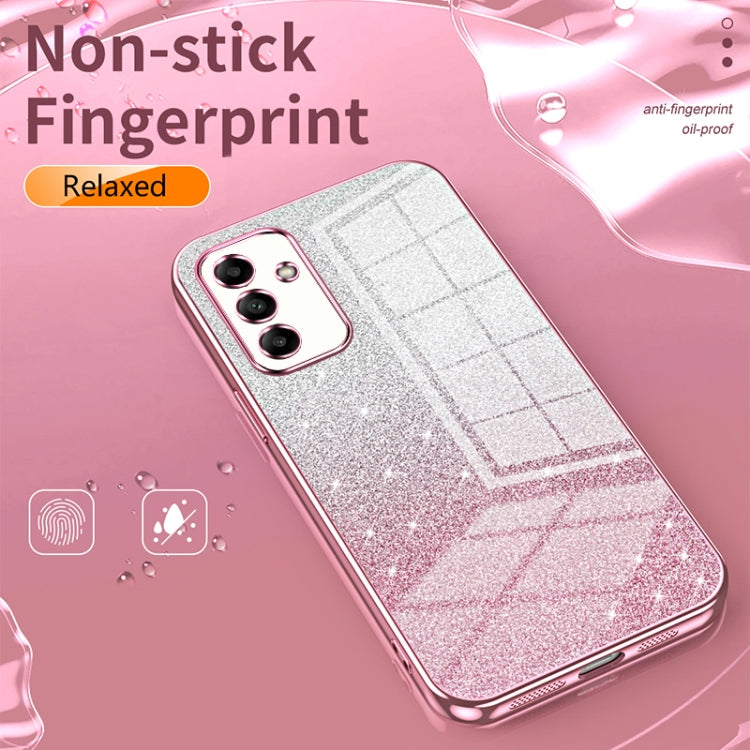 For Samsung Galaxy S25 Ultra 5G Gradient Glitter Powder Electroplated Phone Case(Black) - Galaxy S25 Ultra 5G Cases by PMC Jewellery | Online Shopping South Africa | PMC Jewellery | Buy Now Pay Later Mobicred