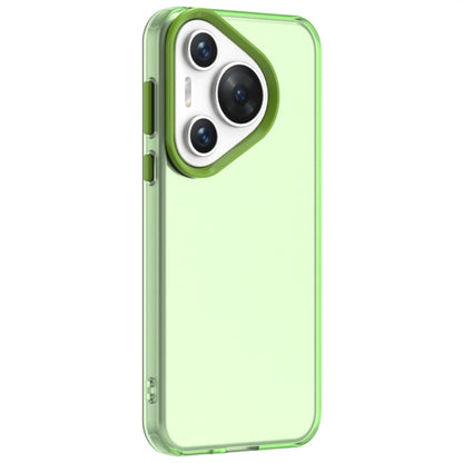 For Huawei Pura 70 Candy PC Hybrid TPU Shockproof Phone Case(Green) - Huawei Cases by PMC Jewellery | Online Shopping South Africa | PMC Jewellery | Buy Now Pay Later Mobicred