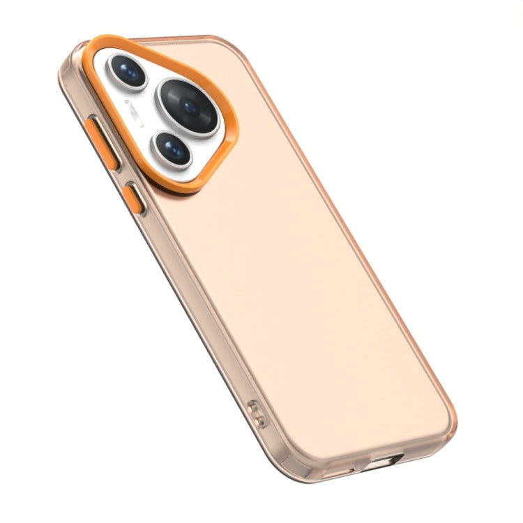 For Huawei Pura 70 Pro Candy PC Hybrid TPU Shockproof Phone Case(Orange) - Huawei Cases by PMC Jewellery | Online Shopping South Africa | PMC Jewellery | Buy Now Pay Later Mobicred