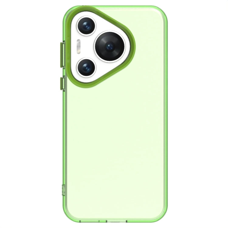 For Huawei Pura 70 Pro Candy PC Hybrid TPU Shockproof Phone Case(Green) - Huawei Cases by PMC Jewellery | Online Shopping South Africa | PMC Jewellery | Buy Now Pay Later Mobicred