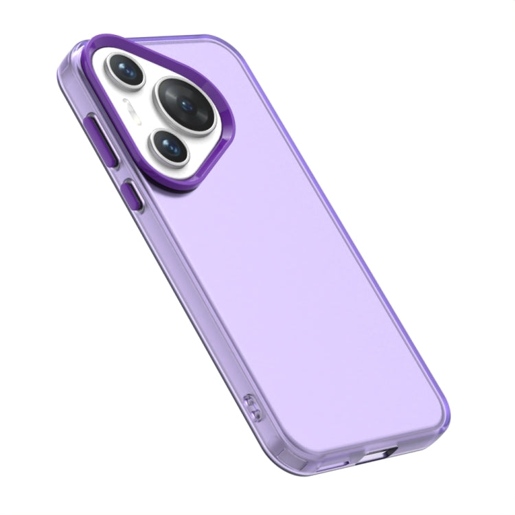 For Huawei Pura 70 Pro+ Candy PC Hybrid TPU Shockproof Phone Case(Purple) - Huawei Cases by PMC Jewellery | Online Shopping South Africa | PMC Jewellery | Buy Now Pay Later Mobicred