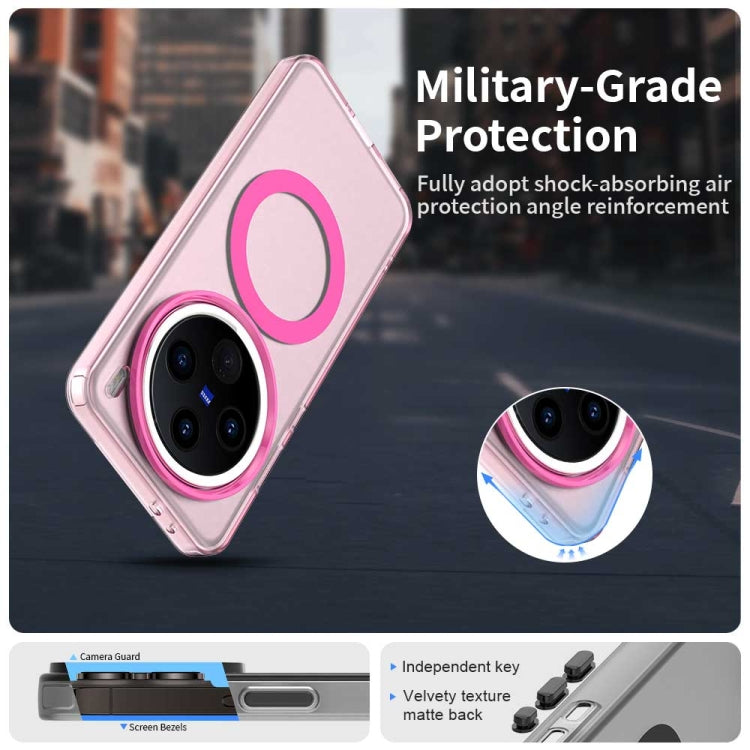 For vivo X200 Pro Candy Magsafe PC Hybrid TPU Phone Case(Red) - vivo Cases by PMC Jewellery | Online Shopping South Africa | PMC Jewellery | Buy Now Pay Later Mobicred
