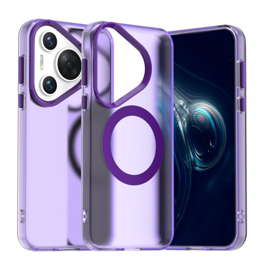 For Huawei Pura 70 Candy Magsafe PC Hybrid TPU Phone Case(Purple) - Huawei Cases by PMC Jewellery | Online Shopping South Africa | PMC Jewellery | Buy Now Pay Later Mobicred