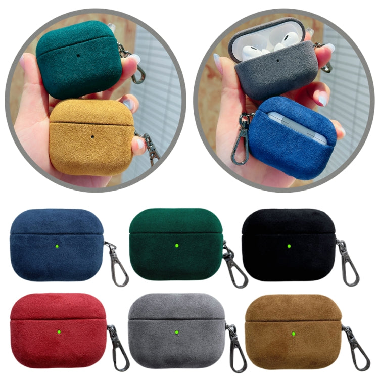 For AirPods Pro Turn Fur Bluetooth Earphone PC Protective Case(Blue) - For AirPods Pro by PMC Jewellery | Online Shopping South Africa | PMC Jewellery | Buy Now Pay Later Mobicred