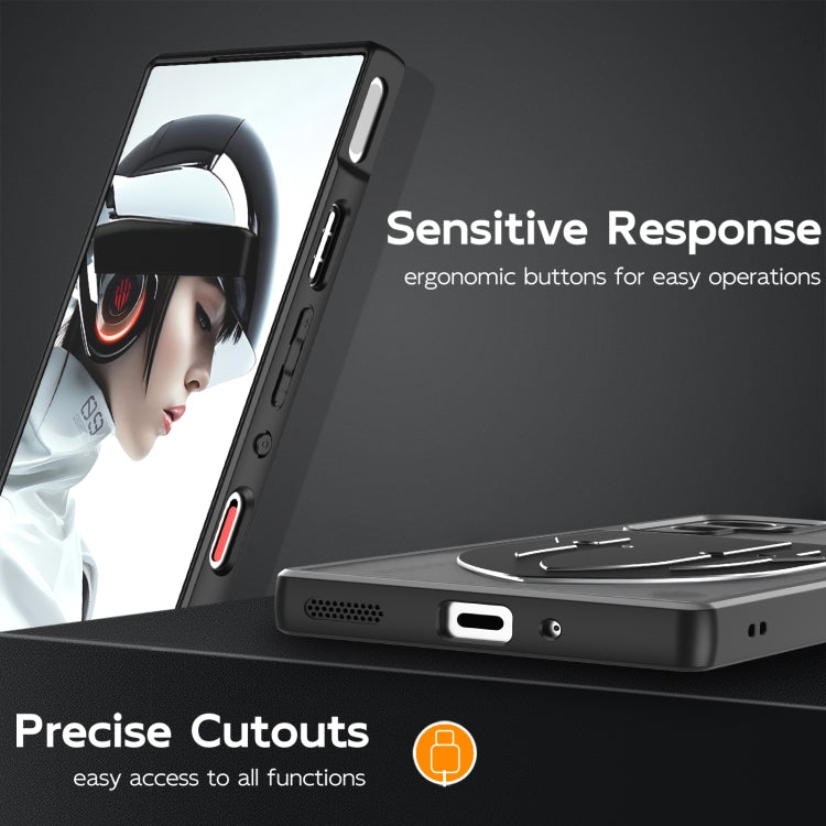 For ZTE nubia Red Magic 9 Pro / 9S Pro Cooling 3 in 1 Phone Case(Black) - ZTE Cases by PMC TechLife | Online Shopping South Africa | PMC TechLife | Buy Now Pay Later Mobicred
