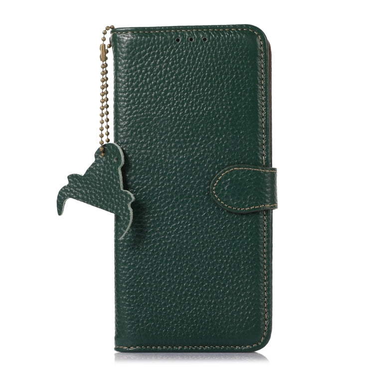 For Honor Play 60 Plus Genuine Leather Litchi Texture RFID Leather Phone Case(Green) - free shipping - PMC TechLife - Order now!