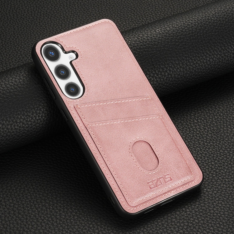 For Samsung Galaxy S24+ 5G AZNS K1 Series Card Slot Business Phone Case(Pink) - Galaxy S24+ 5G Cases by AZNS | Online Shopping South Africa | PMC Jewellery | Buy Now Pay Later Mobicred