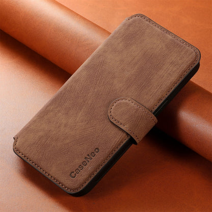 For iPhone 16 Pro CaseNeo MagSafe RFID Anti-theft Retro Leather Phone Case(Brown) - iPhone 16 Pro Cases by CaseNeo | Online Shopping South Africa | PMC Jewellery | Buy Now Pay Later Mobicred