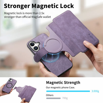 For iPhone 16 Plus CaseNeo MagSafe RFID Anti-theft Retro Leather Phone Case(Purple) - iPhone 16 Plus Cases by CaseNeo | Online Shopping South Africa | PMC Jewellery | Buy Now Pay Later Mobicred