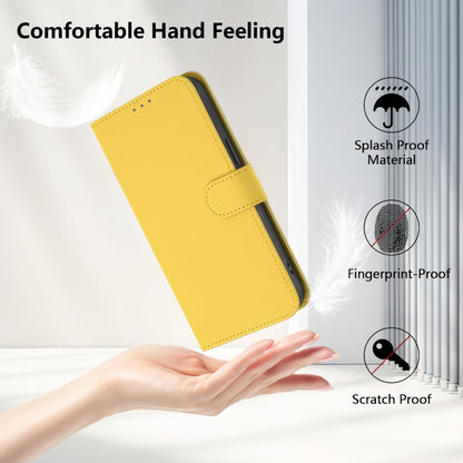 For Ulefone Note 18 Ultra Skin Feel Solid Color Leather Phone Case with Lanyard(Lemon Yellow) - Ulefone Cases by PMC Jewellery | Online Shopping South Africa | PMC Jewellery | Buy Now Pay Later Mobicred