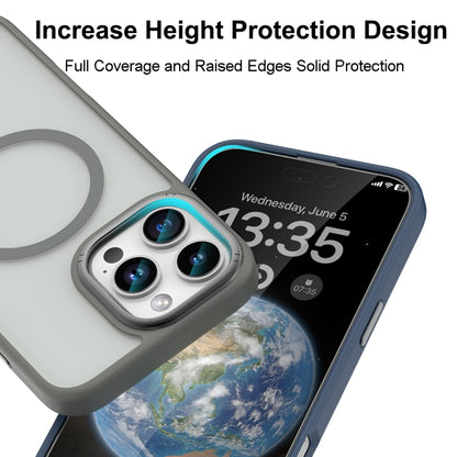 For iPhone 16 Pro Max Mutural Skin Feel Series Frosted MagSafe Magnetic Phone Case(Blue) - iPhone 16 Pro Max Cases by Mutural | Online Shopping South Africa | PMC Jewellery | Buy Now Pay Later Mobicred