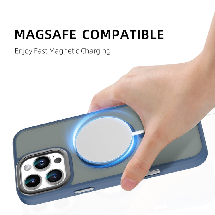 For iPhone 16 Mutural Skin Feel Series Frosted MagSafe Magnetic Phone Case(Grey) - iPhone 16 Cases by Mutural | Online Shopping South Africa | PMC Jewellery | Buy Now Pay Later Mobicred