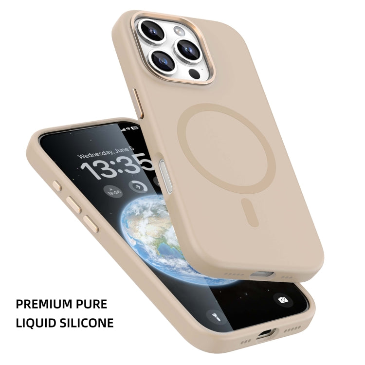 For iPhone 16 Pro Mutural Karen Series Liquid Silicone MagSafe Magnetic Phone Case(Navy Blue) - iPhone 16 Pro Cases by Mutural | Online Shopping South Africa | PMC Jewellery | Buy Now Pay Later Mobicred