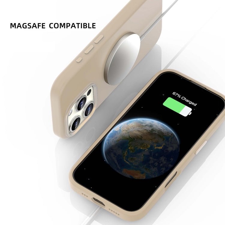 For iPhone 16 Mutural Karen Series Liquid Silicone MagSafe Magnetic Phone Case(Grey) - iPhone 16 Cases by Mutural | Online Shopping South Africa | PMC Jewellery | Buy Now Pay Later Mobicred