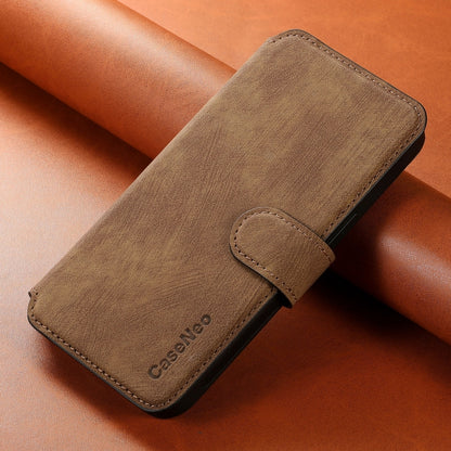 For Motorola Moto G 5G 2024 CaseNeo MagSafe RFID Anti-theft Retro Leather Phone Case(Brown) - Motorola Cases by CaseNeo | Online Shopping South Africa | PMC Jewellery | Buy Now Pay Later Mobicred