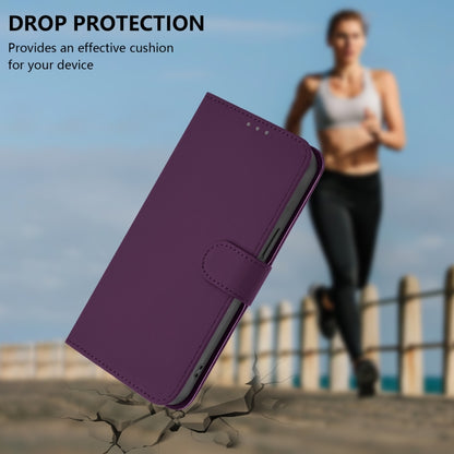 For Huawei Pura 70 Pro / 70 Pro+ Skin Feel Solid Color Leather Phone Case with Lanyard(Violet) - Huawei Cases by PMC Jewellery | Online Shopping South Africa | PMC Jewellery | Buy Now Pay Later Mobicred